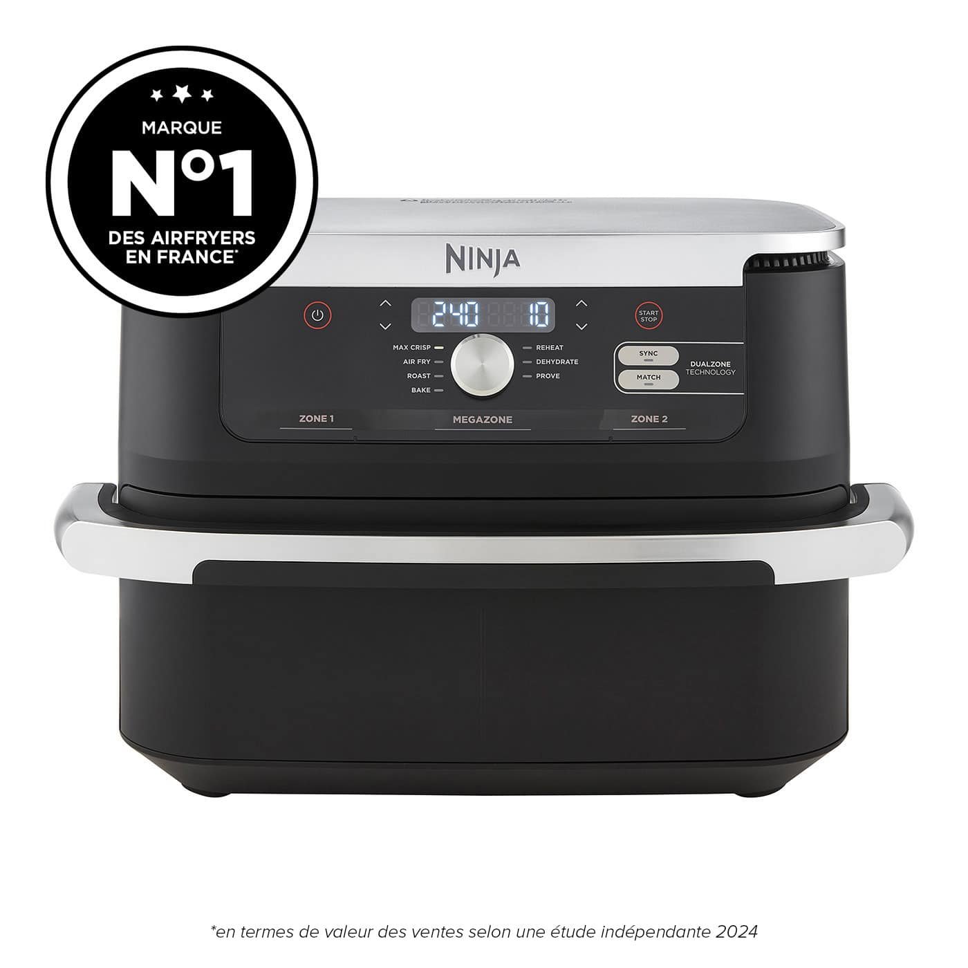 Airfryer Ninja Foodi Flex 7-en-1, 10,4L AF500EU