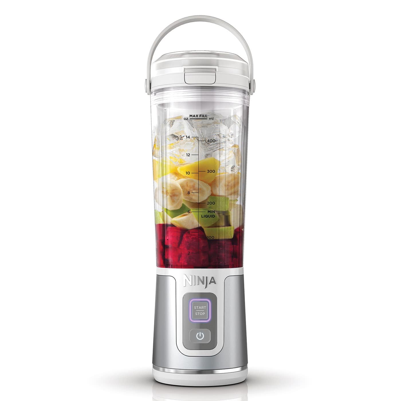 Blender portable sans fil Ninja Blast – Blanc [BC151EUWH]