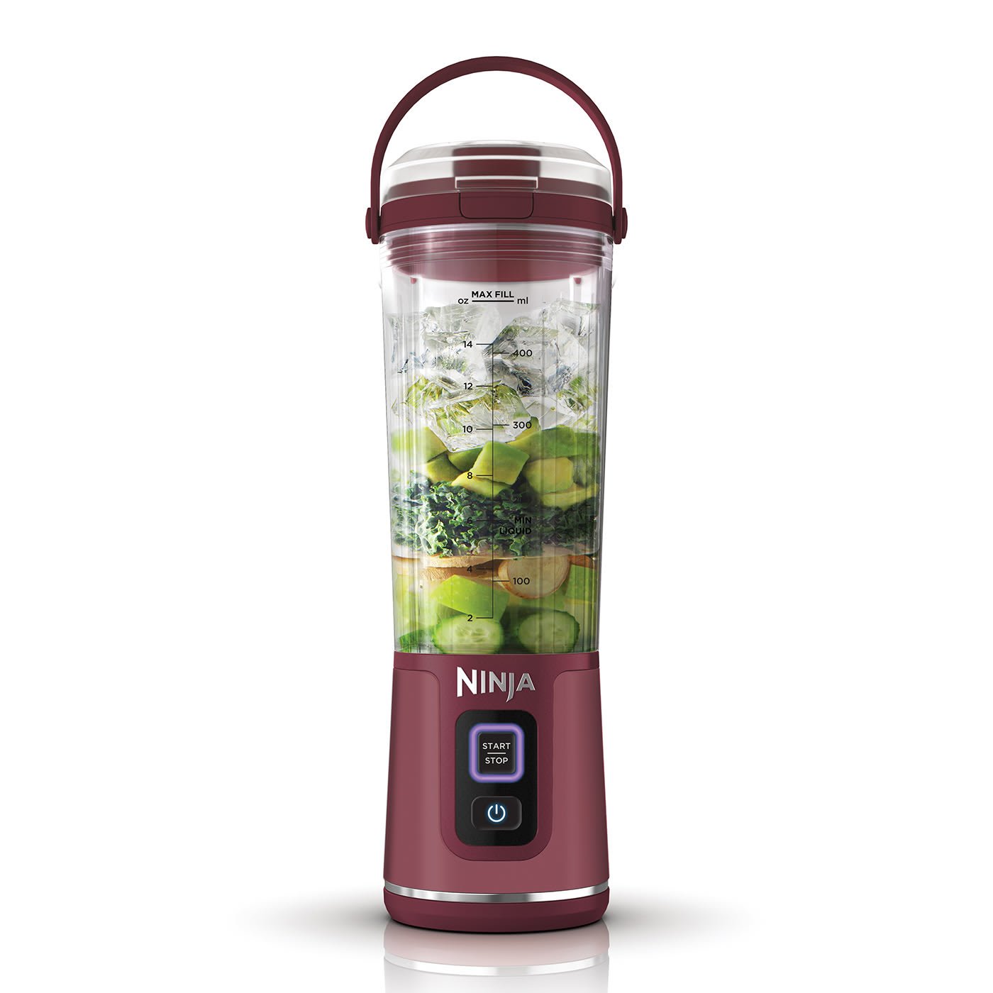 Blender portable sans fil Ninja Blast – Cranberry [BC151EUCR]